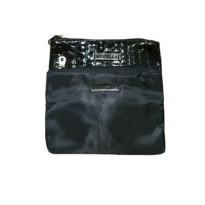 Two Modella black makeup bag cosmetic pouch travel case clutch 2 pack NWT